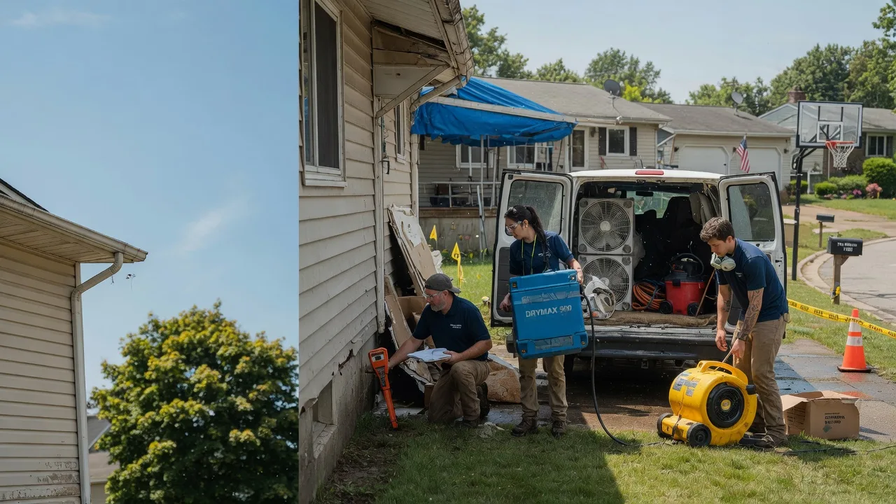 Ceiling Leak Cleanup in Hyde Park, PA near me
